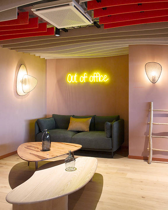 espace de travail détente out of office